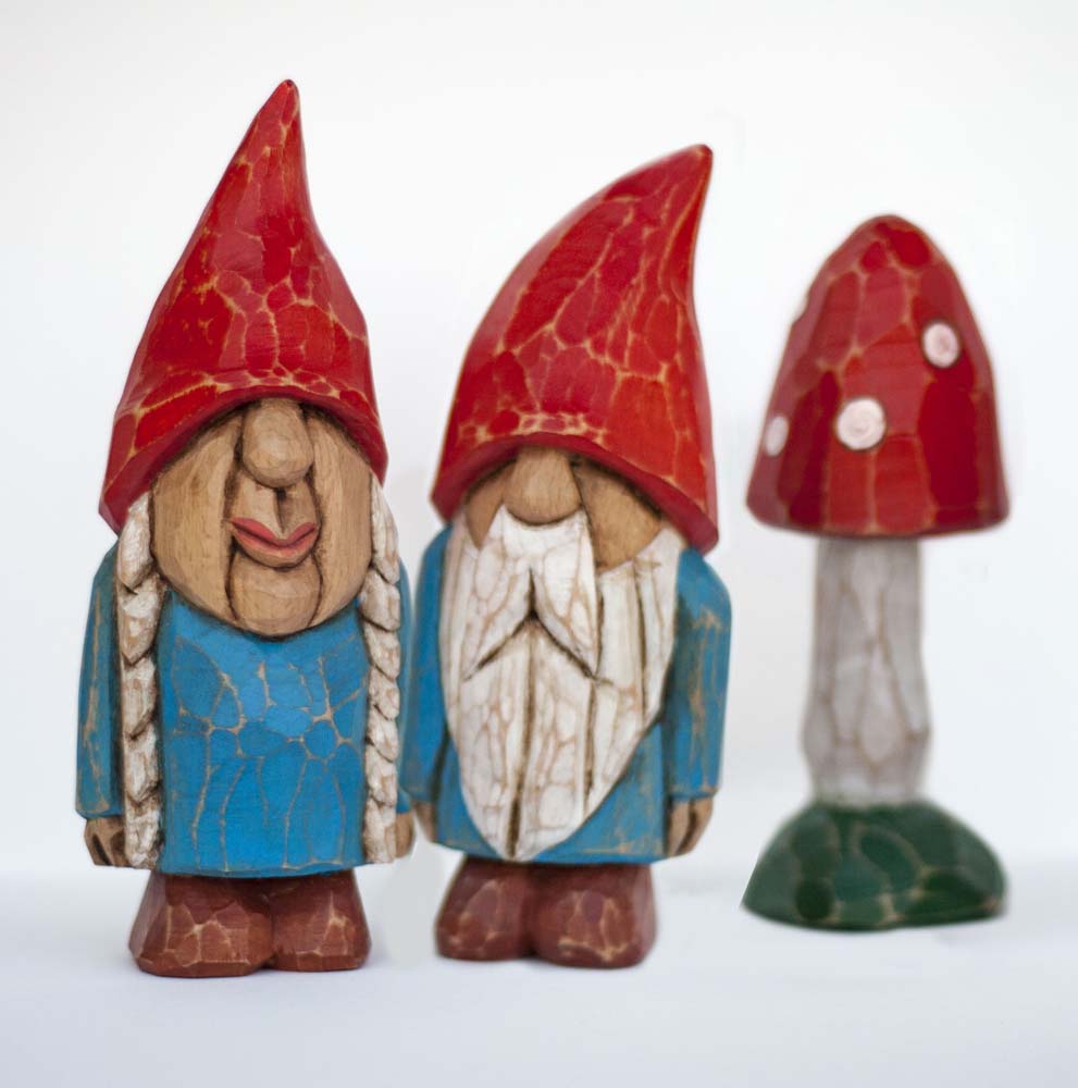 Gonomos y seta gnomos y seta